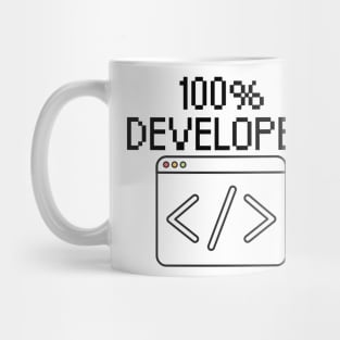 100% Developer Mug